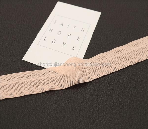 38mm Sexy Lady Lace Elastic Nylon Elastic Band Underwear Webbing Spandex / Nylon High Tenacity Not Support Eco-friendly