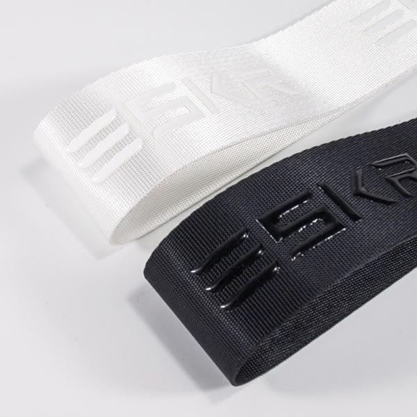 Custom anti-slip silicone polyester webbing strap for Safety Belt Backpack clothing