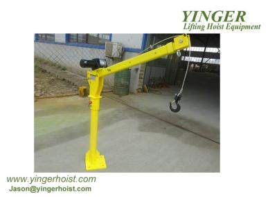 YINGER HOIST 3000lbs Hitch Mounted Pickup Truck Crane Powder Coated Finish With Cable Winch pickup truck mounted crane