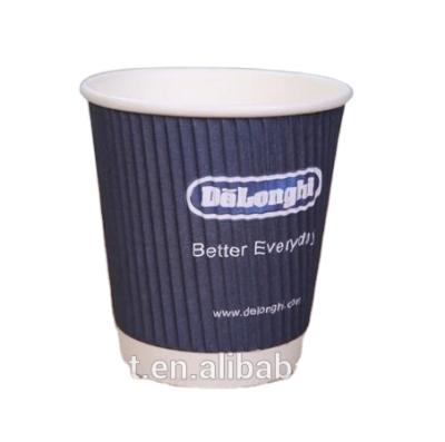 22oz One Time Paper Disposable Coffee Cups Flexo Printing / Offset Printing