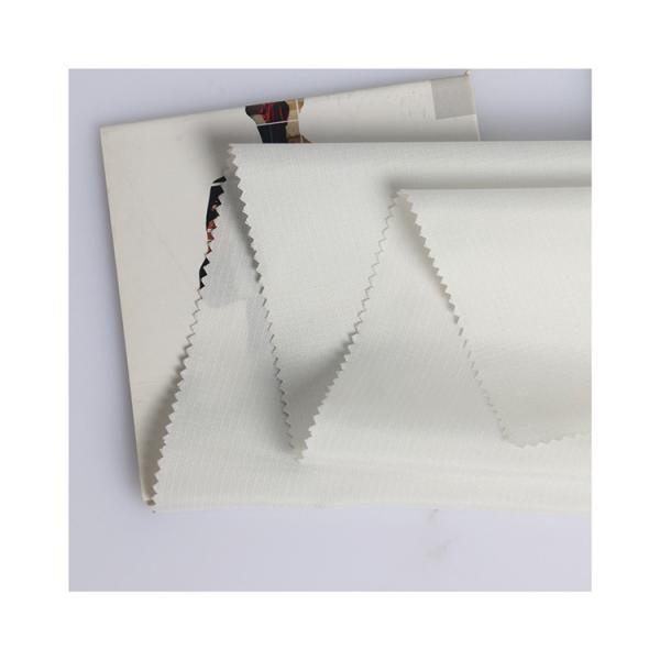 88gsm Recycled Marine Plastic Poly Pongee Lightweight Ripstop Fabric Moisture Absorbent