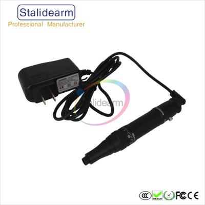 Professional black micro needle derma pen with charger for permanent makeup use