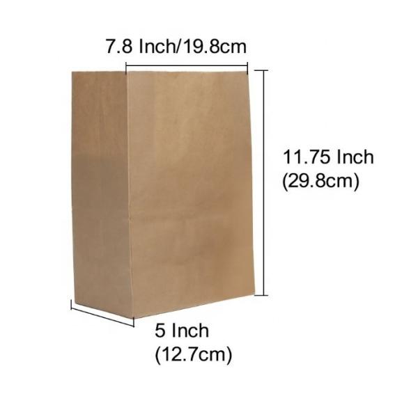 Bakery Food Flat Bottom Kraft Biodegradable Automatic Paper Bag Making Machine Cheap Price