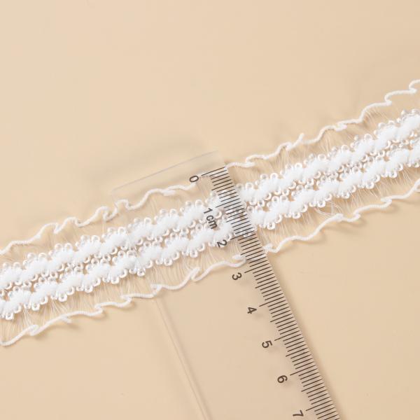 Factory lace design nylon spandex elastic band for sexy bra lingerie underwear webbing tape elastic band