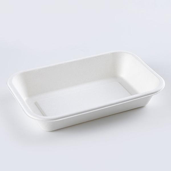 Brc Verified Factory Supply 24oz Eco Friendly Disposable Food Containers Bagasse Pulp Biodegradable Sugarcane Tray