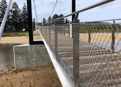 Flexible X Tend Ferruled Stainless Steel Wire Rope Mesh For Balcony Balustrade