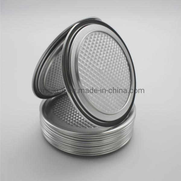 Round 300# Aluminum Peel Off Lid Diameter 46-77mm