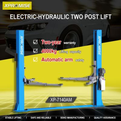 CE Approved Two Post Lift Equipment  Manual Control For Home Garage