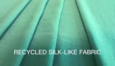 Elegant and easy to clean evening dress/dress RECYCLED CHIFFON fabric