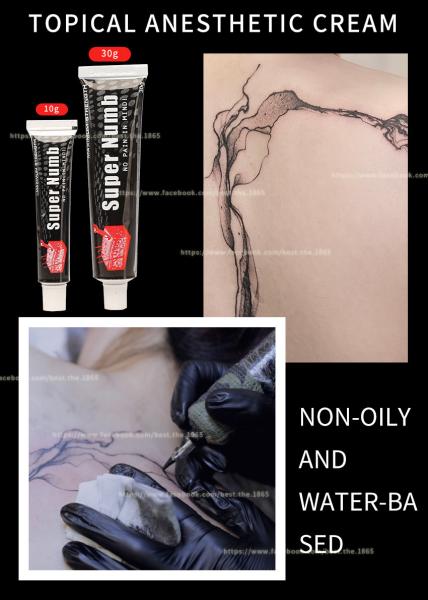 Super Numb Licocaine Cream Tattoo Numbing Anesthetic Cream For Permanent Makeup Stop Pain