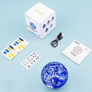 RGB Mini Drone, Spinner 360° Rotating Levitation UFO Flying Ball Toys-Christmas Gifts