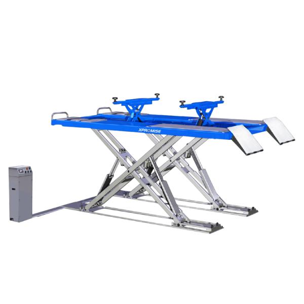 4000kg Wheel Alignment Scissor Lift 380V / 220V With Overload Valve