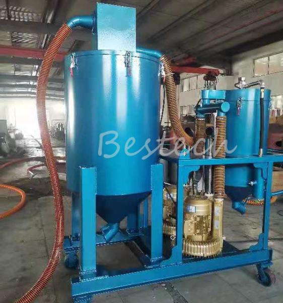 Vacuum Steel Grit Suction Machine for Sand Blasting Room