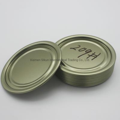 Whole Sale 209# Tinplate End Easy Open Lid for Tin Can
