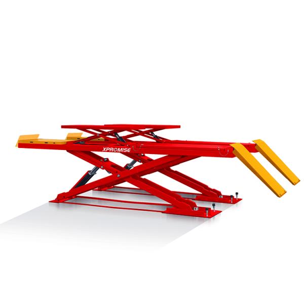 Double Level 4000kg Scissor Lift 50s - 60s Lifting Time For Alignment