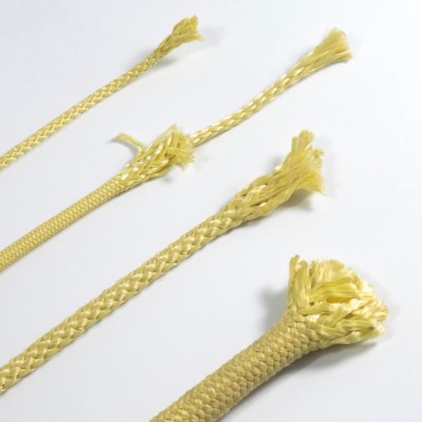 Fireproof Heat Insulation High Strength Braided Webbing Aramid Fiber Webbing Safety Rope