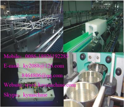 Equipment device turning glass bottle upside down Equipment device turning glass container upside down