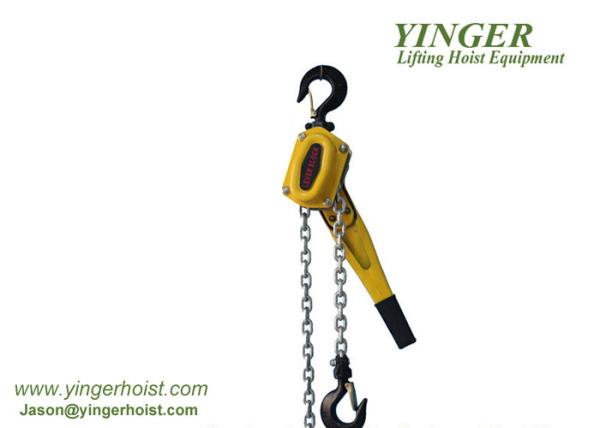 0.75 Ton Manual Chain Hoist HSH Ratchet Lever With Forged Safety Latch ratchet lever hoist chain pulley block