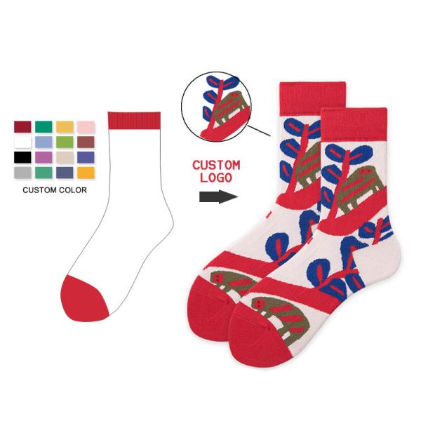 Customised logo  slouch womens socks  fashion custom cute cat fuzzy sport yoga compression sneaker socks for women