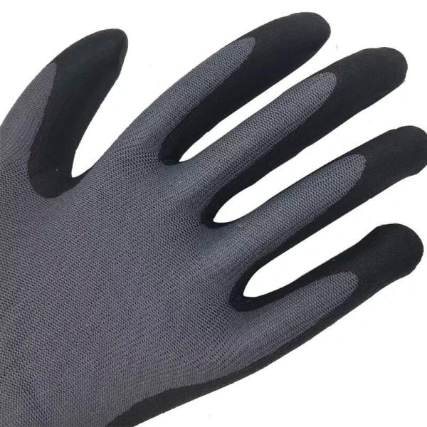 15Gauge Nylon Spandex Liner Microfine Foam Coated Work Gloves