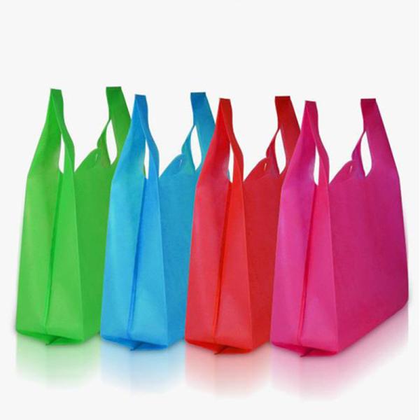 Grocery Nonwoven Shopping Bag Promotional D W U Cut Reusable Wholesale