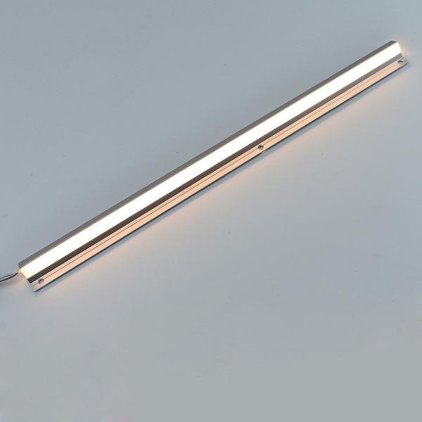 Led Under Cabinet Light Bar Strip Electric Power Fixture Kitchen Grey Paint Slot-free Surface Mounted
