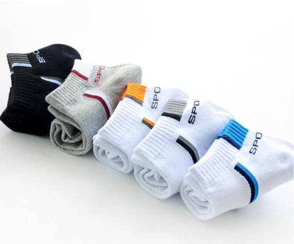 Factory Hot Sale Men Mesh Breathable Casual Socks Summer Cotton Sports Absorb Sweat Ankle Socks