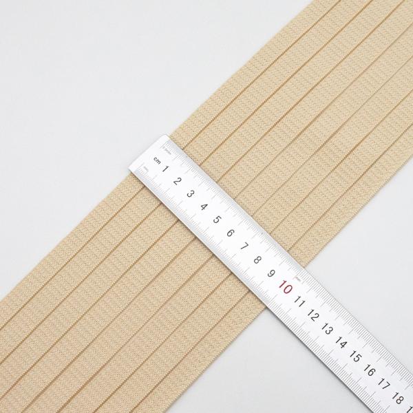 Skin-friendly custom wide cotton plush non-slip elastic waistband for abdominal binder