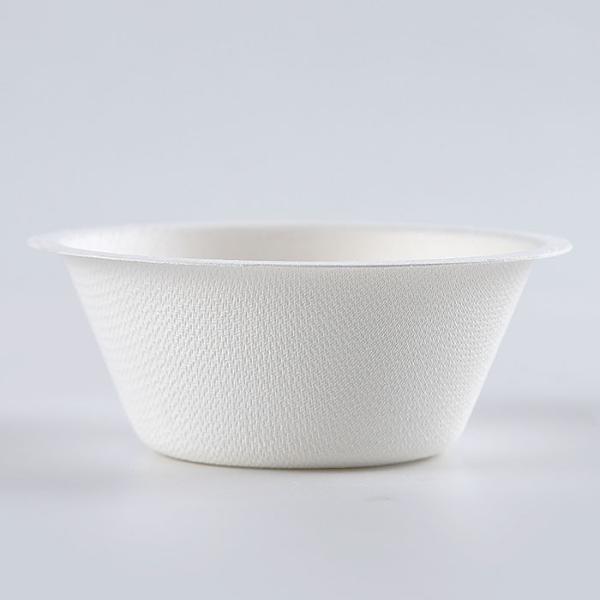 Bowls Dinnerware Type and Disposable,Stocked,Eco-Friendly Feature Biodegradable Sugarcane Bagasse Soup Bowl(9oz/250ml)