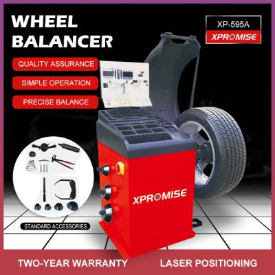 Car Auto Wheel Balancer 0.25KW Maintenance Garage Equipment