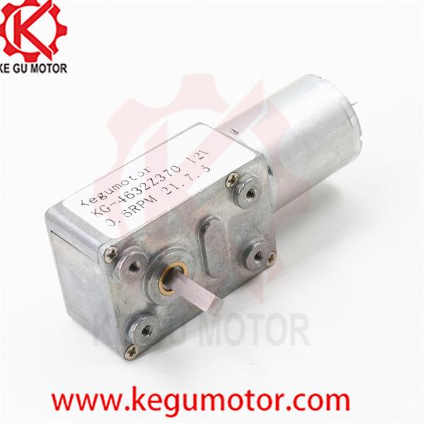 46MM worm gearbox 90 Degree Right Angle 2rpm 12V 46MM* 32MM DC Worm Gear Motor