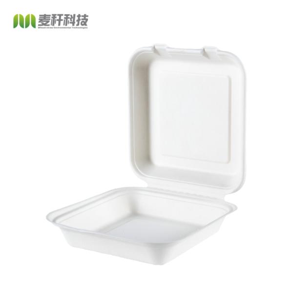 8 heavy duty compostable microwave and refrigerator safe takeaway biodegradable food packaging