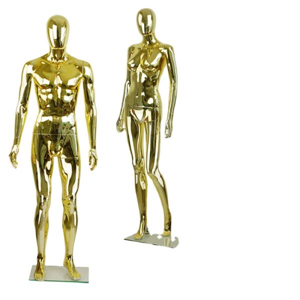 Beautiful Glossy Mannequin and Gold Mannequin For Ladies As Gold Mannequin Full Body