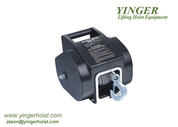 High Configuration 3500lbs Electric Winch Hoist With Built In Handle Easy Operation