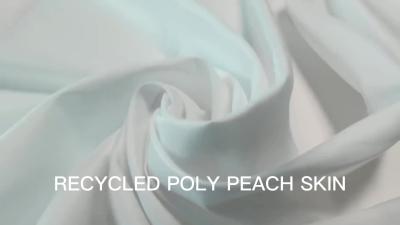 Cheap Made In China Marine Recycled Poly Peach Skin Recycle Fabric