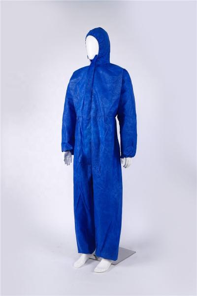 Factory Price White Disposable Microporous Coveralls With Hood Type 5 Type 6