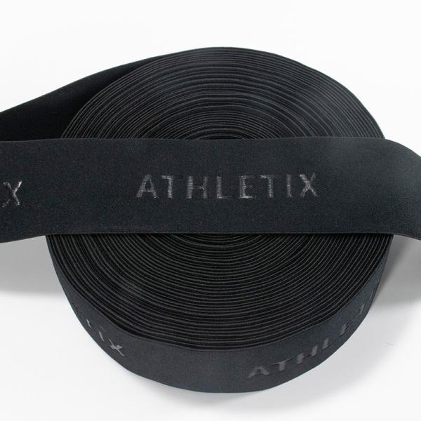 Custom Printed Brand Fashion Label Polyester Woven Knitted Jacquard Soft Elastic Waist Band For Clothes