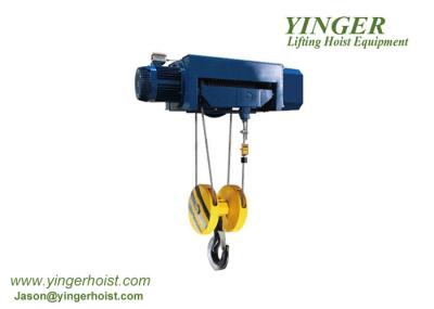 1 Ton - 50 Ton Electric Wire Rope Hoist With Overspeed Protection System