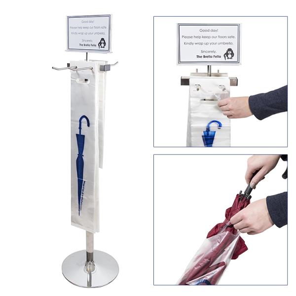 small business idea wet umbrella bag stand PC UBS-02