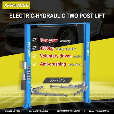 4.5T Capacity Two Post Lift Automobile Elevator Electric Hydraulic Driven Lift