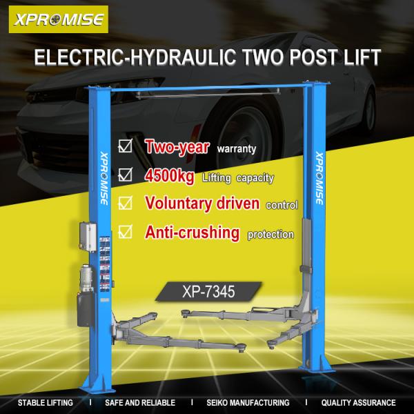 4.5T Capacity Two Post Lift Automobile Elevator Electric Hydraulic Driven Lift