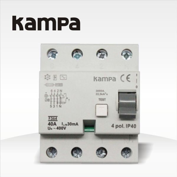 Circuit Breaker Kampa  Promotional prices 2 poles etn