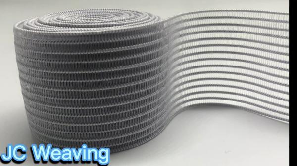Factory custom ultrathin polyester fisl silk elastic band webbing tape for garment luggage banding tape
