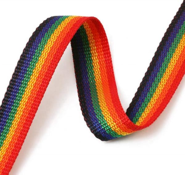 Factory Sale Trim Rainbow Polypropylene Webbing Tape For Bag belt