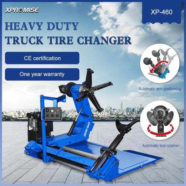 CE Approved Truck Tire Changer 5.0kW Hydraulic Garage Equipment