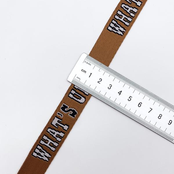 Low moq print polyester woven webbing sublimation custom lanyards jacquard nylon webbing for bag webbing strap