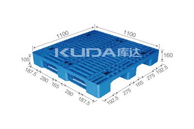 automatic pallet warehouse 1111A Grid sichuan words PLASTIC PALLET from china