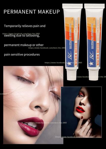 Walter Ritter Tattoo Anesthetic Cream Licocaine Cream For Permanent Makeup Stop Pain