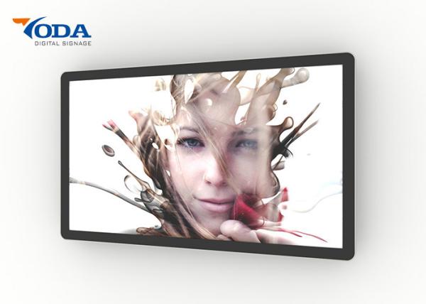LCD Digital Advertising Display , Wall Mounted Interactive Touchscreen Display