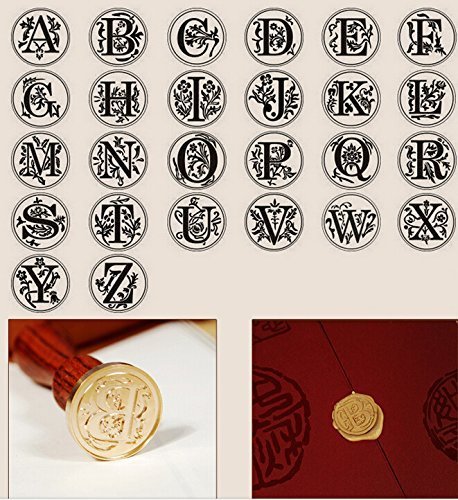 Retro Classic Letter Wax Stamp for Wedding Invitations